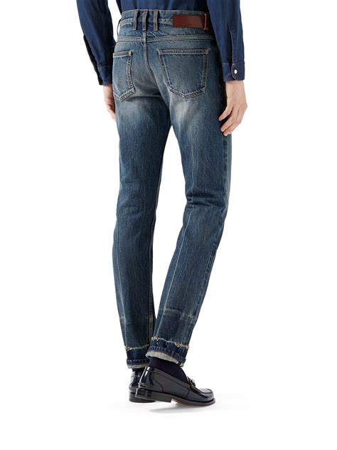 jeans gucci homme prix|gucci jeans men sale.